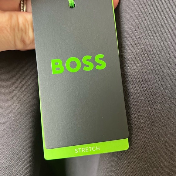 NWT Hugo Boss grey quarter zip sweatshirt size XXXL - Picture 5 of 11